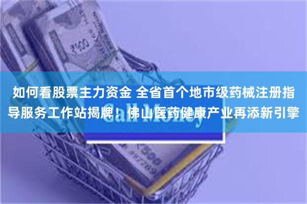 如何看股票主力资金 全省首个地市级药械注册指导服务工作站揭牌！佛山医药健康产业再添新引擎