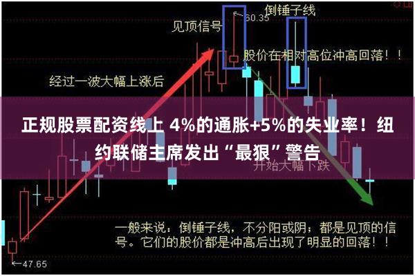 正规股票配资线上 4%的通胀+5%的失业率！纽约联储主席发出“最狠”警告
