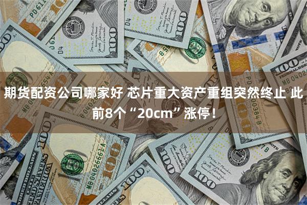 期货配资公司哪家好 芯片重大资产重组突然终止 此前8个“20cm”涨停！